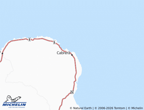 MICHELIN Cabrera map - ViaMichelin