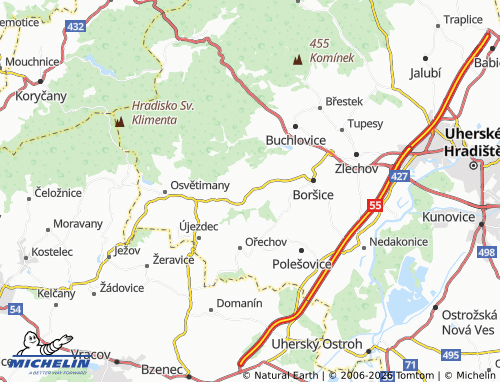 Mappa MICHELIN Stříbrnice - ViaMichelin