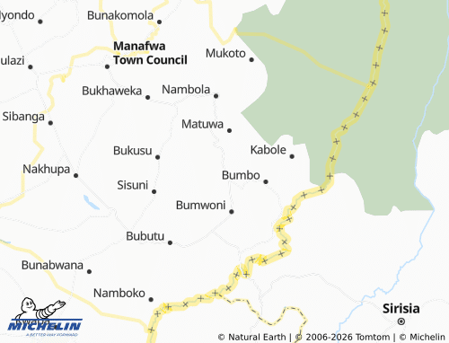 MICHELIN-Landkarte Magale Town Council - ViaMichelin