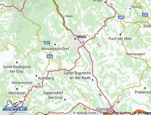 MICHELIN-Landkarte Obergreith - ViaMichelin
