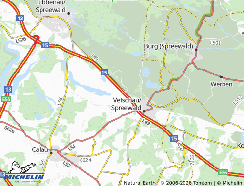 MICHELIN Göritz map - ViaMichelin
