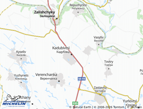 Mappa MICHELIN Kadubivtsi - ViaMichelin