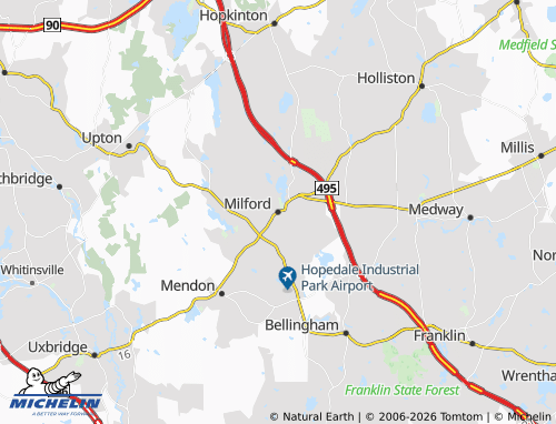 Carte MICHELIN Milford - ViaMichelin