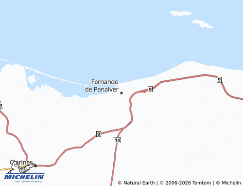 Mappa MICHELIN Fernando de Penalver - ViaMichelin