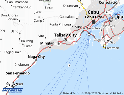 MICHELIN Biasong map - ViaMichelin