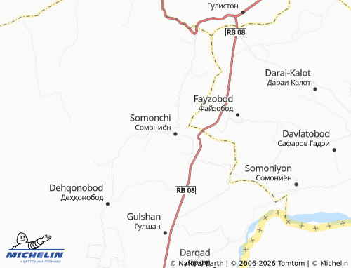 Mappa MICHELIN Somoniyon - ViaMichelin
