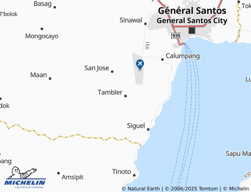 MICHELIN Tambler map - ViaMichelin