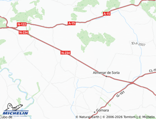 MICHELIN Mazalvete map - ViaMichelin