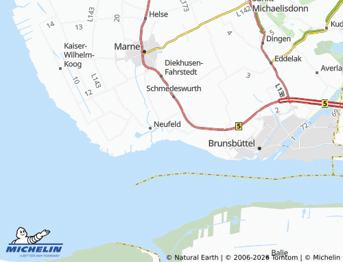 Carte MICHELIN Nordhusen - ViaMichelin