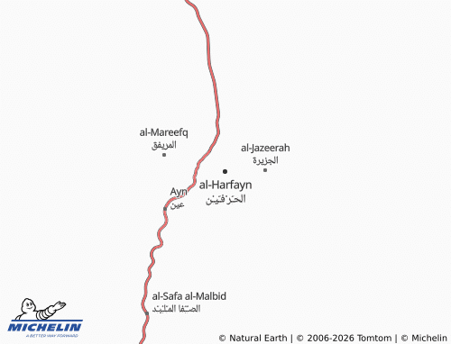 MICHELIN-Landkarte al-Harfayn - ViaMichelin
