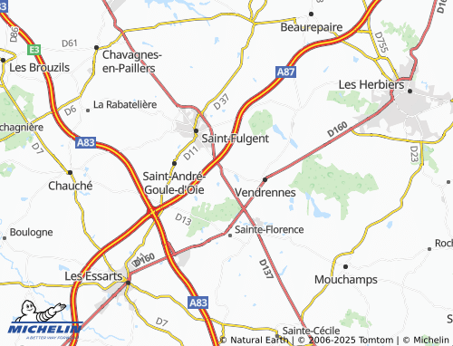 Mappa MICHELIN La Guierche - ViaMichelin