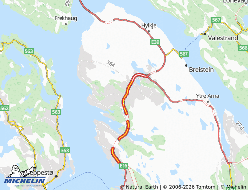Mappa MICHELIN Ulset - ViaMichelin