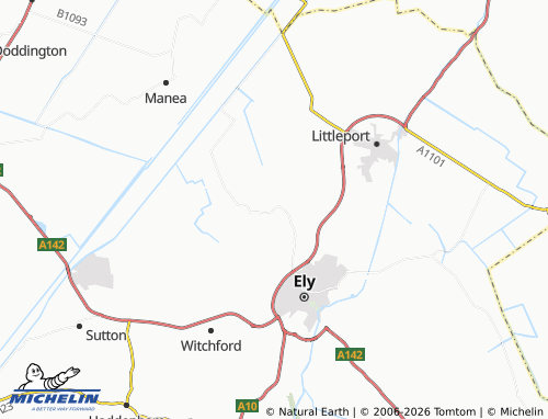 Carte MICHELIN Little Downham - ViaMichelin