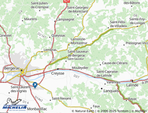 Carte MICHELIN Gaffan - ViaMichelin
