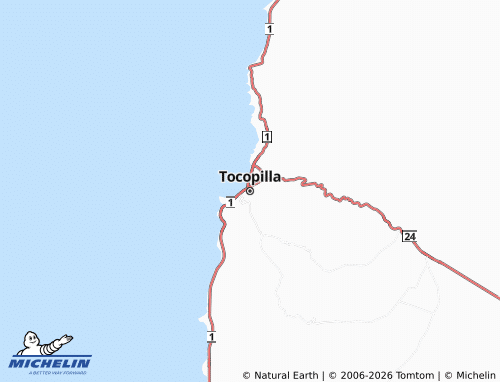 Mapa MICHELIN Tocopilla - ViaMichelin