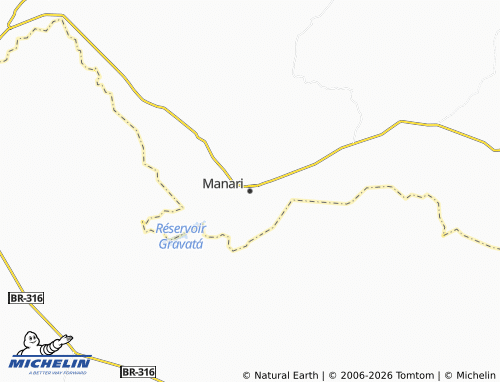Mapa MICHELIN Manari - ViaMichelin