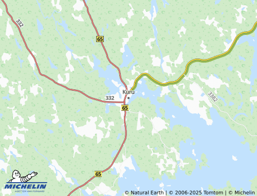 MICHELIN Kuru map - ViaMichelin
