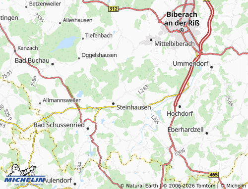 Mapa MICHELIN Muttensweiler - ViaMichelin