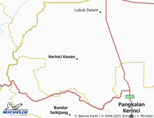 MICHELIN Kerinci Kanan map - ViaMichelin
