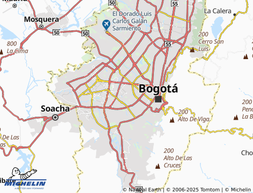 MICHELIN Montes map - ViaMichelin