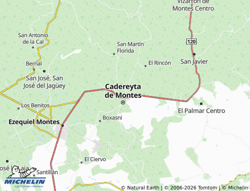 Mapa MICHELIN Centro - ViaMichelin
