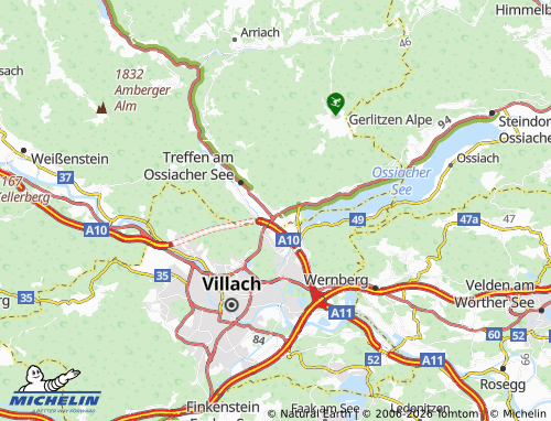 MICHELIN Seespitz map - ViaMichelin