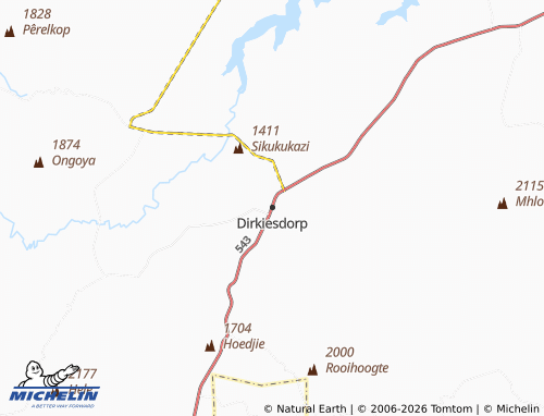 MICHELIN-Landkarte Dirkiesdorp - ViaMichelin