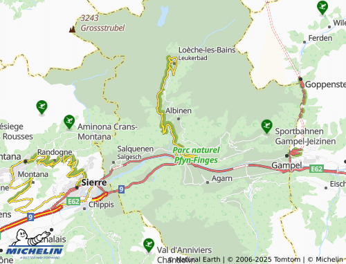 Carte MICHELIN Kapelle Tschingere - ViaMichelin