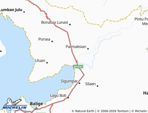 MICHELIN Patane V map - ViaMichelin