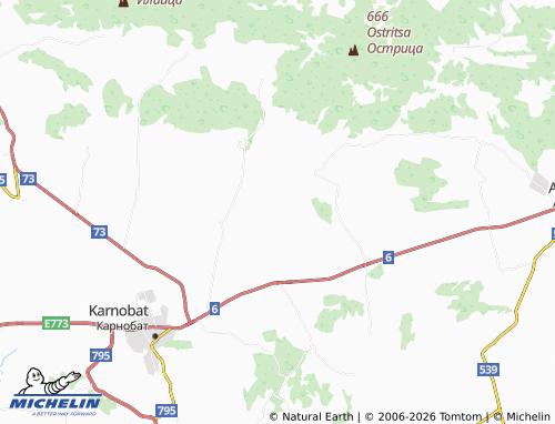 Mapa MICHELIN Klikach - ViaMichelin