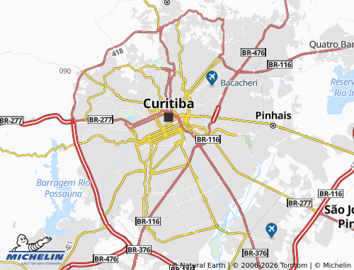 Carte MICHELIN Rebouças - ViaMichelin