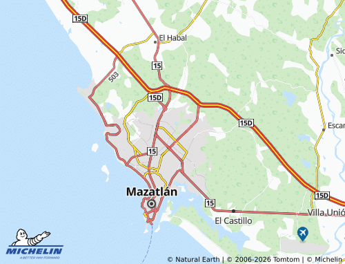 Mappa MICHELIN Sinaloa - ViaMichelin
