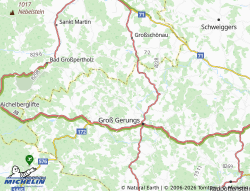 MICHELIN Aigen map - ViaMichelin