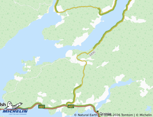 Carte MICHELIN Achmore - ViaMichelin