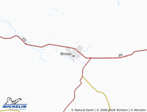 Mapa MICHELIN Brotas - ViaMichelin