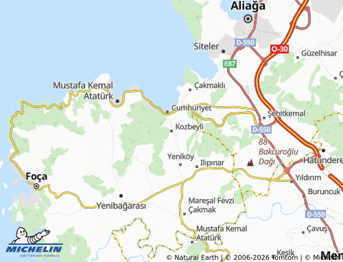Mappa MICHELIN Kozbeyli - ViaMichelin