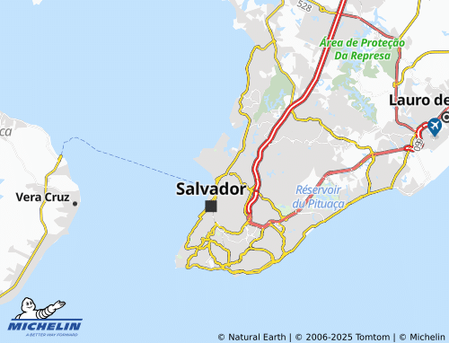 MICHELIN Uruguai map - ViaMichelin
