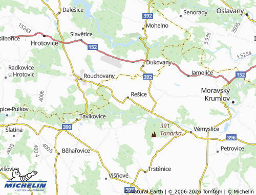 Mappa MICHELIN Rešice - ViaMichelin