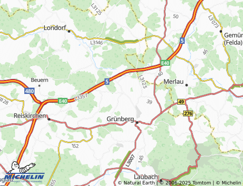 Mapa MICHELIN Beltershain - ViaMichelin