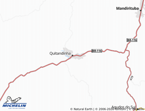 Carte MICHELIN Quitandinha - ViaMichelin