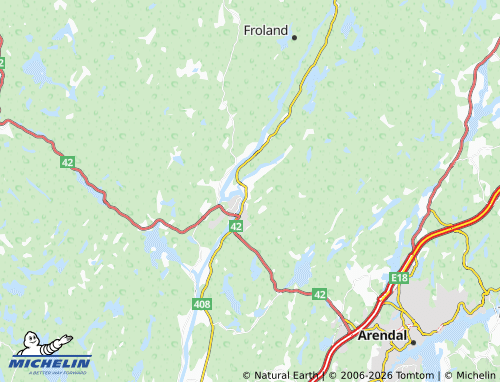 MICHELIN Hurv map - ViaMichelin