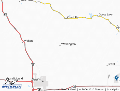 Mapa MICHELIN Washington - ViaMichelin