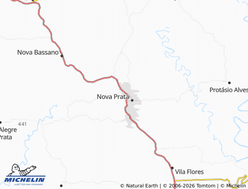 MICHELIN Coroados map - ViaMichelin