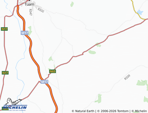 Kaart MICHELIN Abbeyknockmoy - ViaMichelin