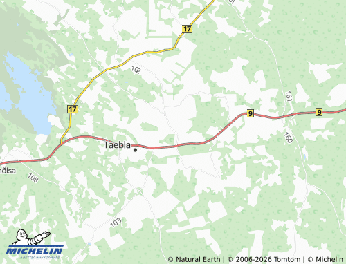 MICHELIN Nigula map - ViaMichelin
