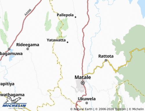 Mappa MICHELIN Aluthgama1 - ViaMichelin
