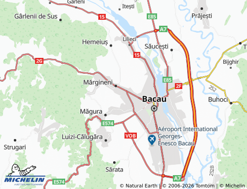Mapa MICHELIN Barați - ViaMichelin