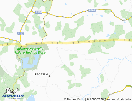 MICHELIN Suczki map - ViaMichelin