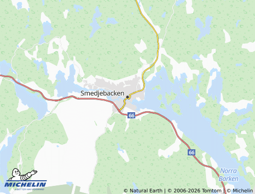 Mappa MICHELIN Smedjebacken - ViaMichelin