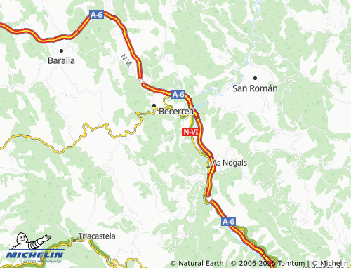MICHELIN Ousón (Santo Adrao) map - ViaMichelin